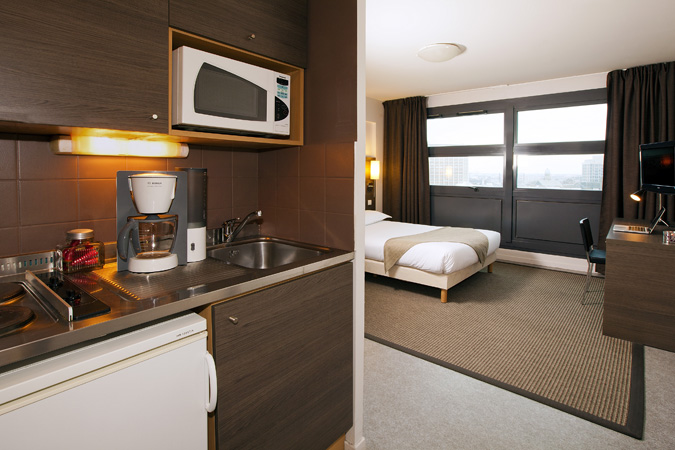 Studio - Cuisine - Séjours & Affaires Lille Europe Studio - Cuisine